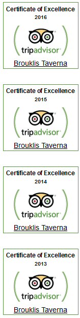 certificate of excellence 2013, 2014,2015,2016,2017